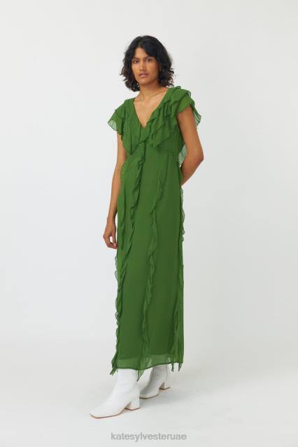 نحيف فستان ماكسي برانا Kate Sylvester ملابس 022R120 عشب