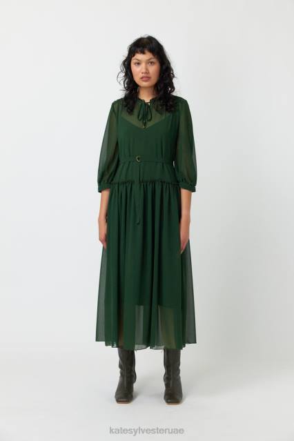 نحيف فستان منتفخ Kate Sylvester ملابس 022R130 زمرد