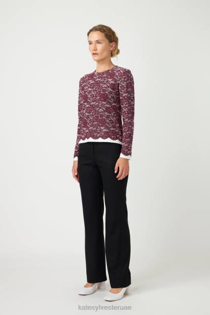 نحيف أعلى تينا Kate Sylvester ملابس 022R160 وظيفة محترمة
