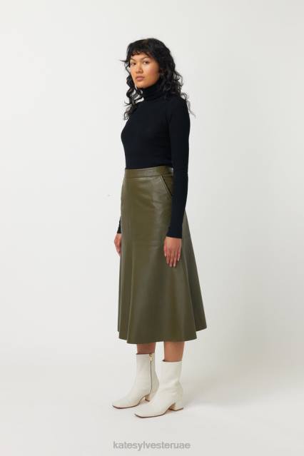 نحيف تنورة كيارا Kate Sylvester ملابس 022R17 زيتون