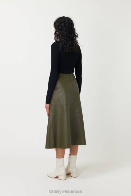 نحيف تنورة كيارا Kate Sylvester ملابس 022R17 زيتون