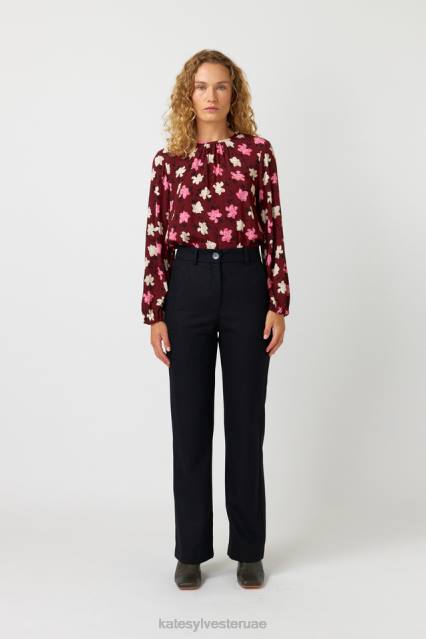 نحيف ماغنوليا أعلى Kate Sylvester ملابس 022R195 إسبرسو