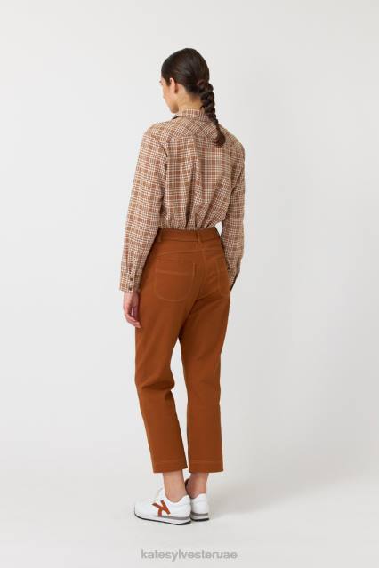 نحيف بنطلون جينز قصير Kate Sylvester ملابس 022R254 ويسكي