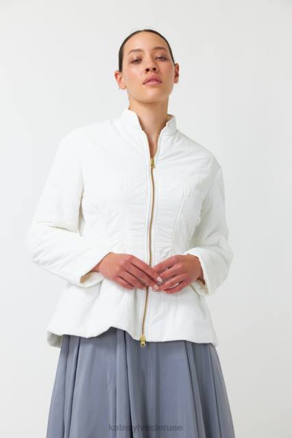 نحيف سترة حرارية Kate Sylvester ملابس 022R261 أبيض