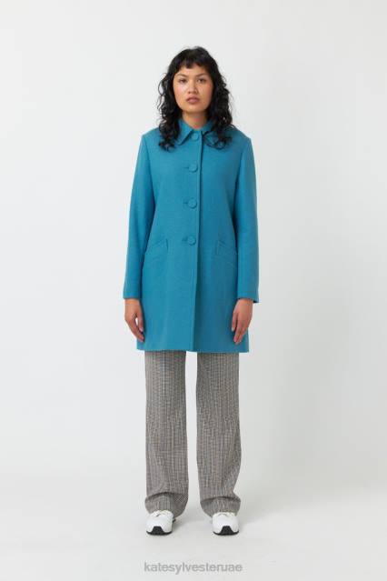 نحيف معطف الفانيلا Kate Sylvester ملابس 022R263 أزرق غامق