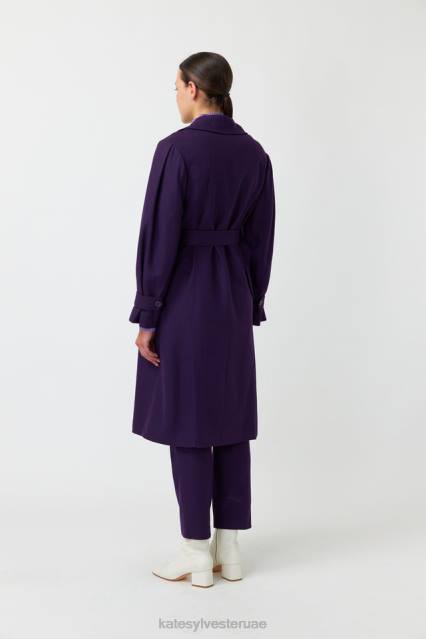 نحيف خندق ناتاليا Kate Sylvester ملابس 022R266 أرجواني