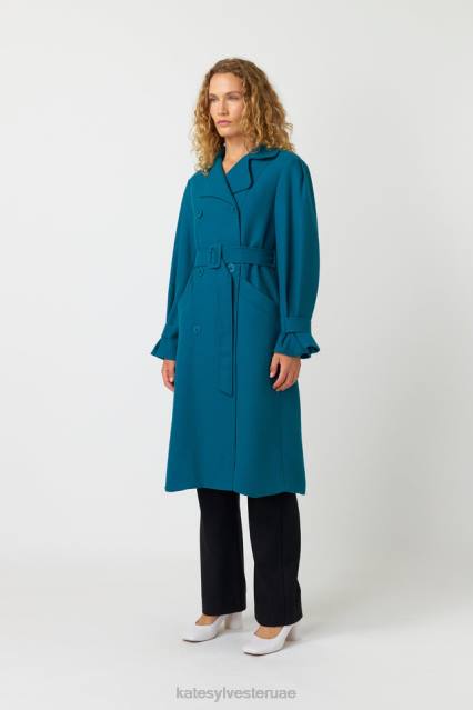 نحيف خندق ناتاليا Kate Sylvester ملابس 022R268 الفيروز