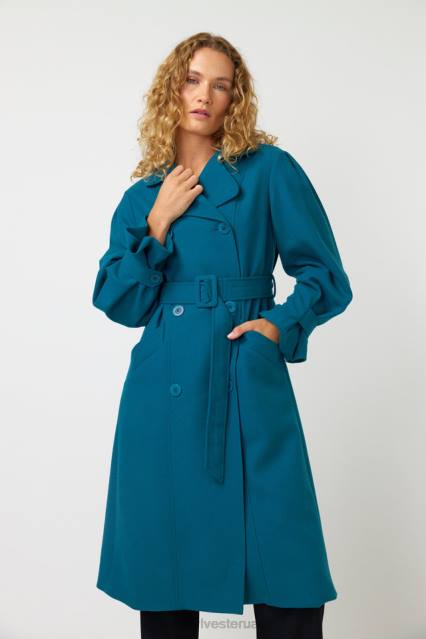 نحيف خندق ناتاليا Kate Sylvester ملابس 022R268 الفيروز
