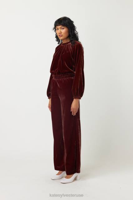 نحيف بنطلون كو Kate Sylvester ملابس 022R39 إسبرسو