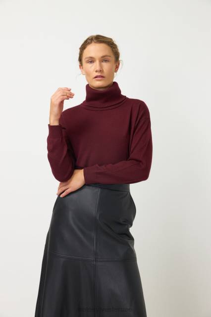 نحيف كريستين البلوز Kate Sylvester ملابس 022R42 إسبرسو
