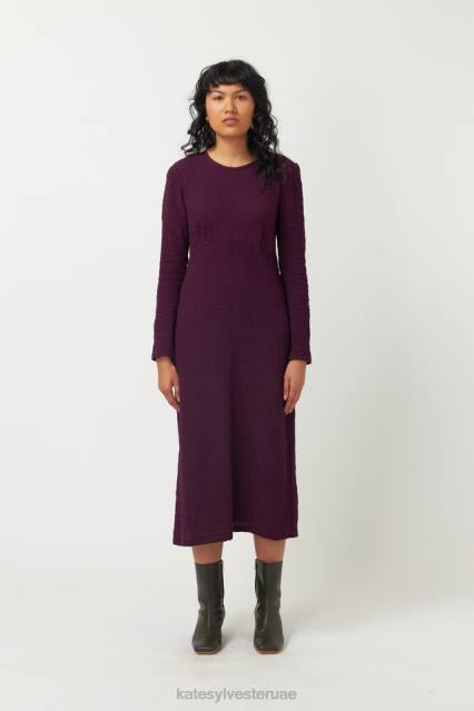 نحيف فستان مجعد Kate Sylvester ملابس 022R53 بوردو