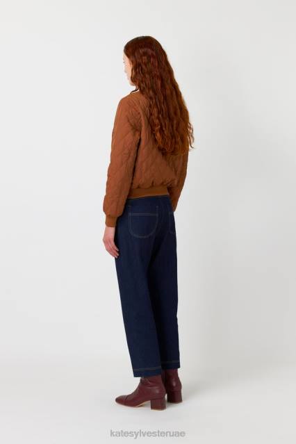 نحيف مهاجم مبطن Kate Sylvester ملابس 022R68 التبغ