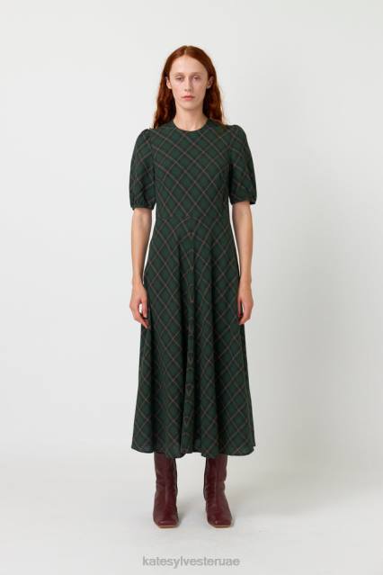 نحيف فستان منقوش Kate Sylvester ملابس 022R92 غابة